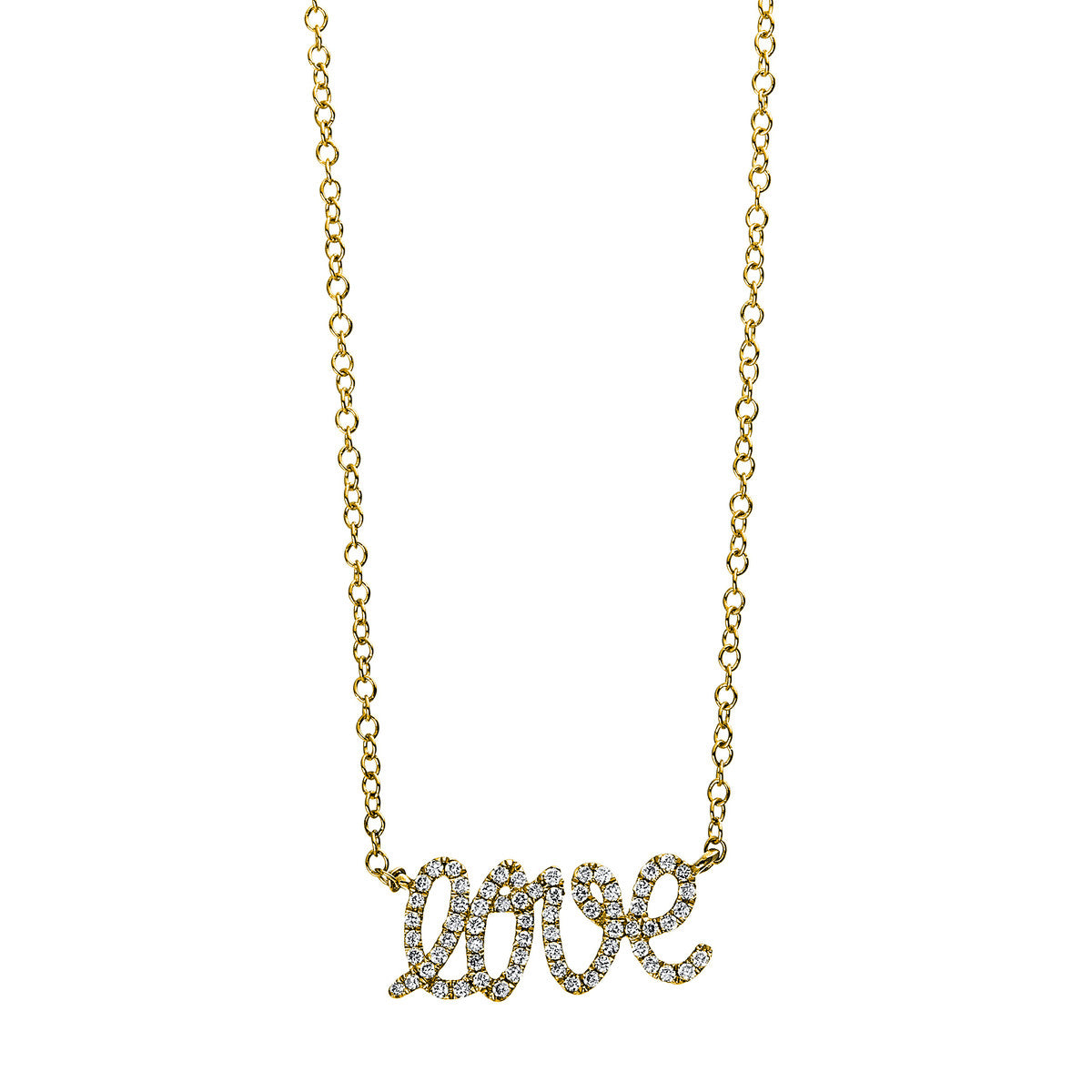 Collier 18 kt GG Liebe