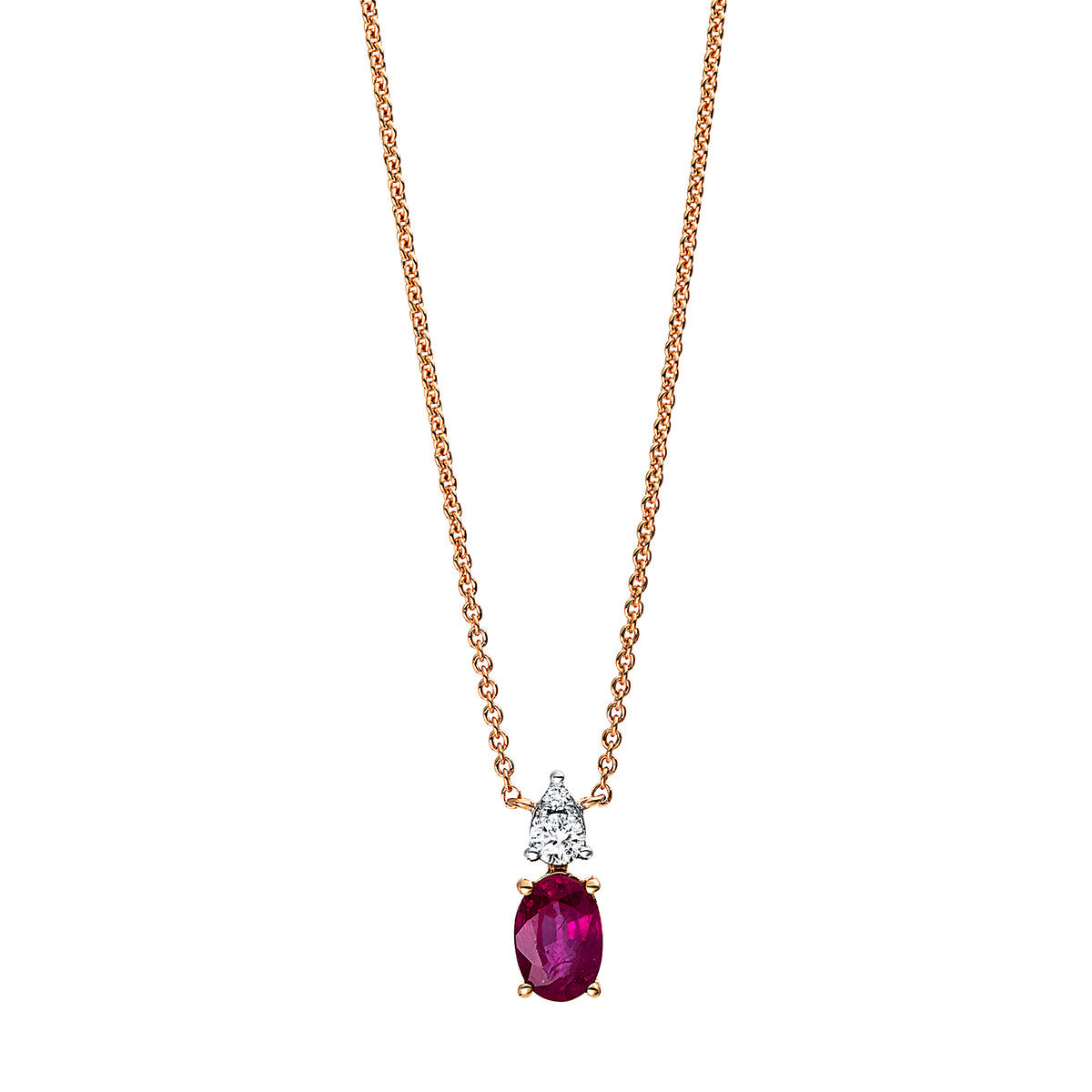 Collier 18 kt RG