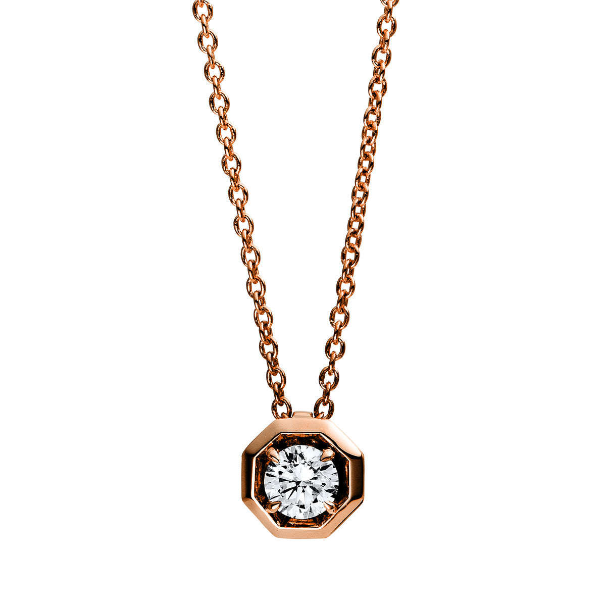 Collier 4er-Krappe 18 kt RG