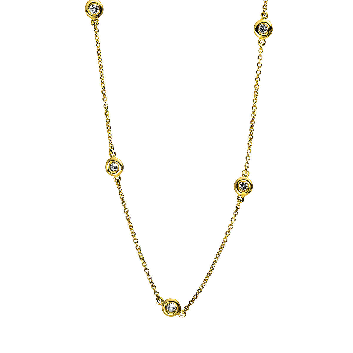 Collier Zarge 14 kt GG