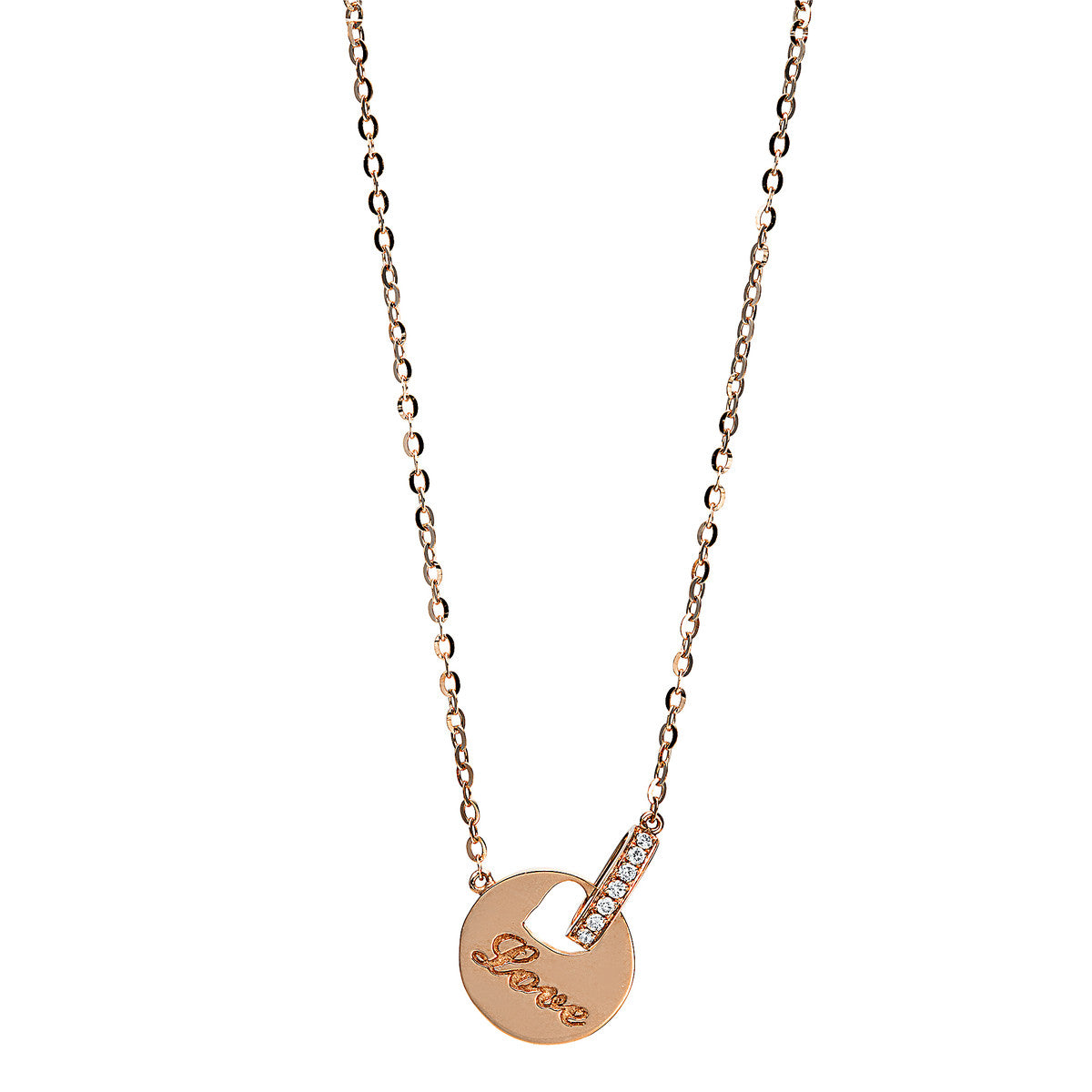 Collier 18 kt RG