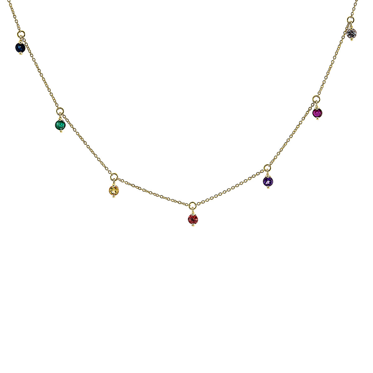 Collier 18 kt GG, mit ZÖ 40 cm