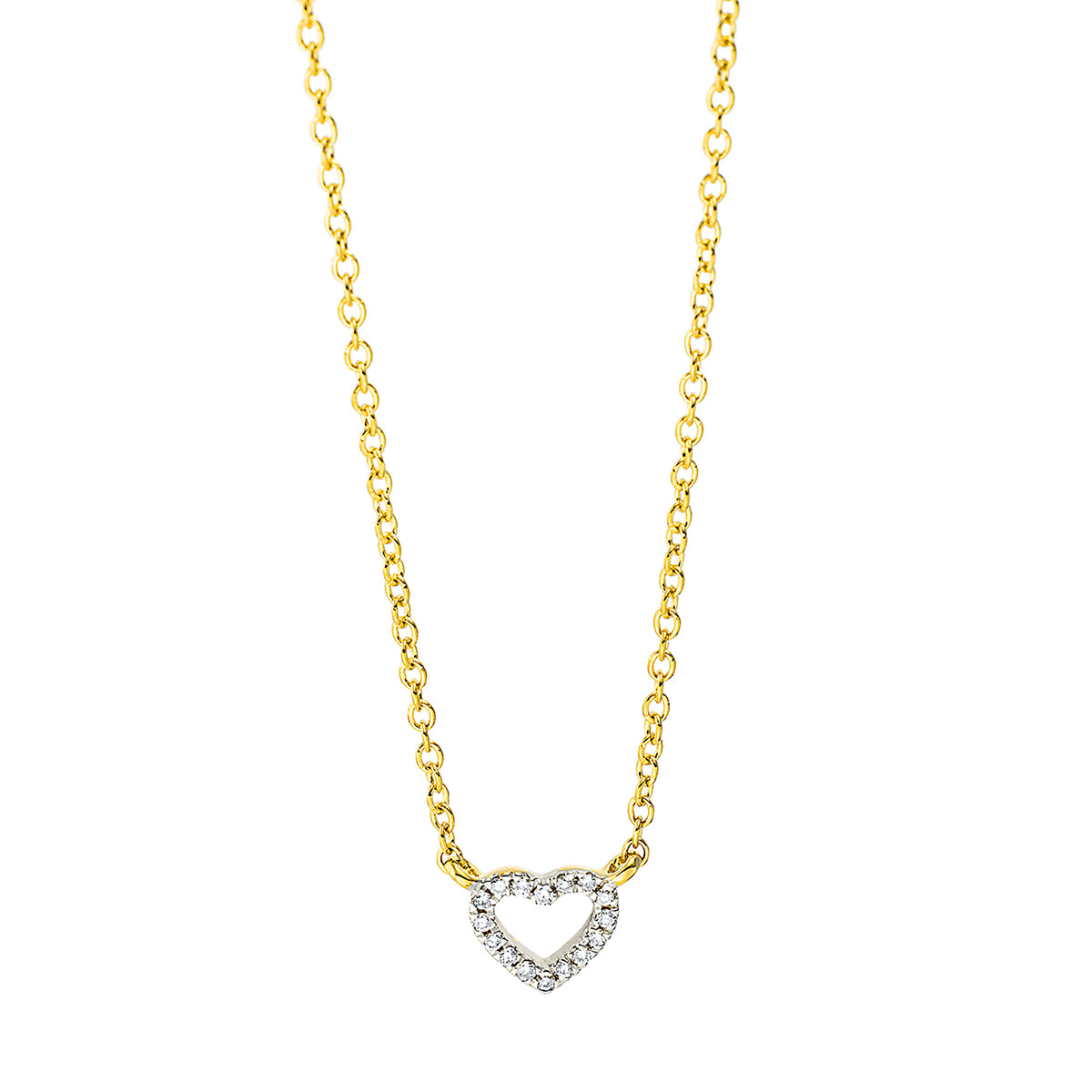 Collier 18 kt GG Herz