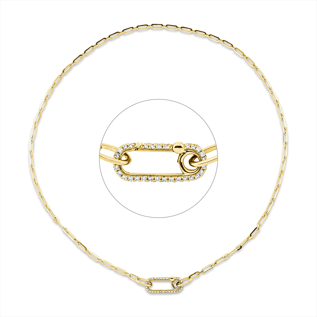 Collier 14 kt GG