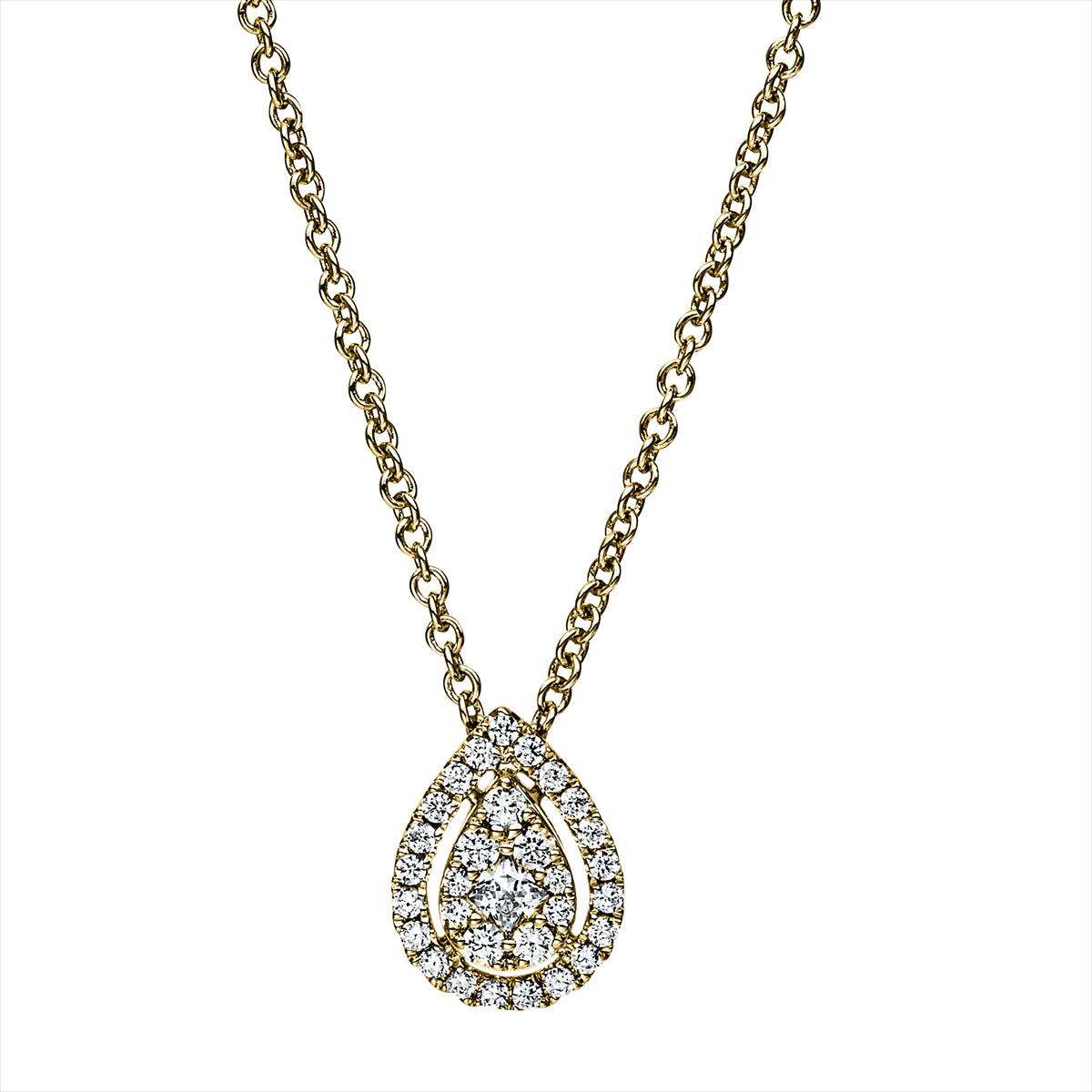 Collier 14 kt GG "Tropfen"