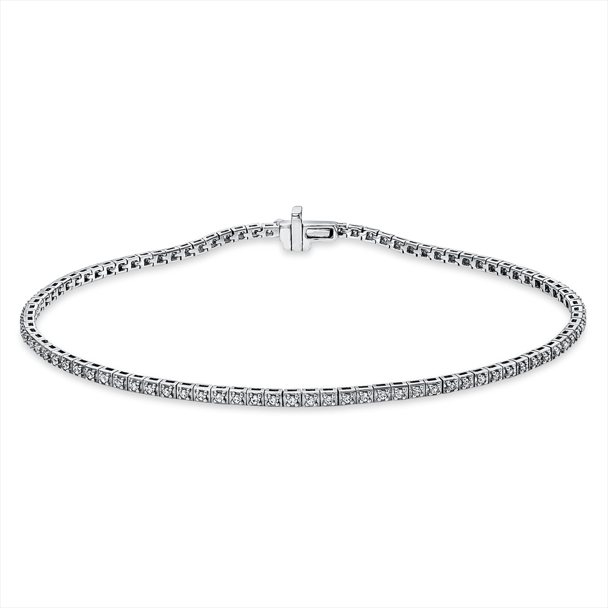 Armband 4er-Krappe 14 kt WG