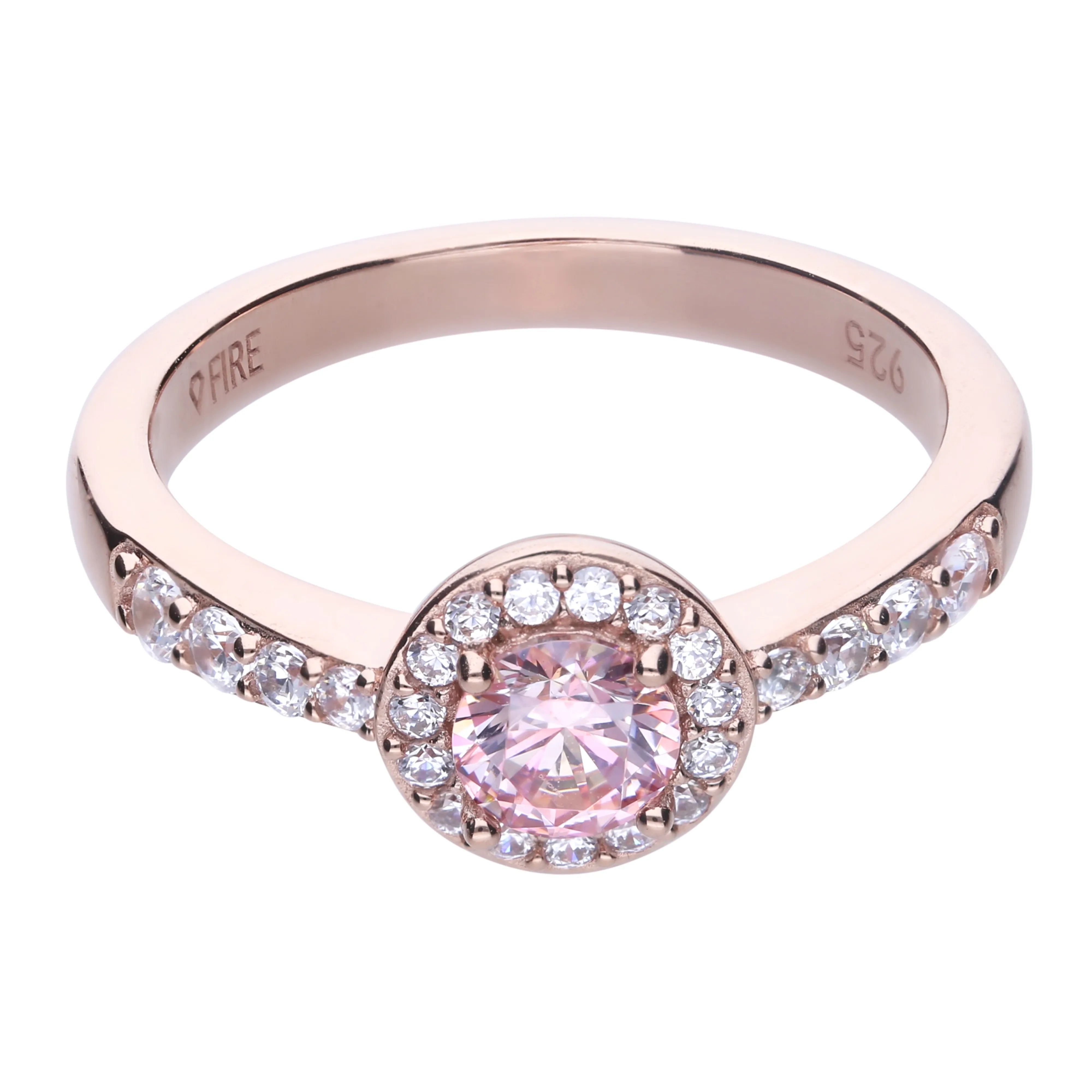 Ring roségold mit rundem Ringkopf