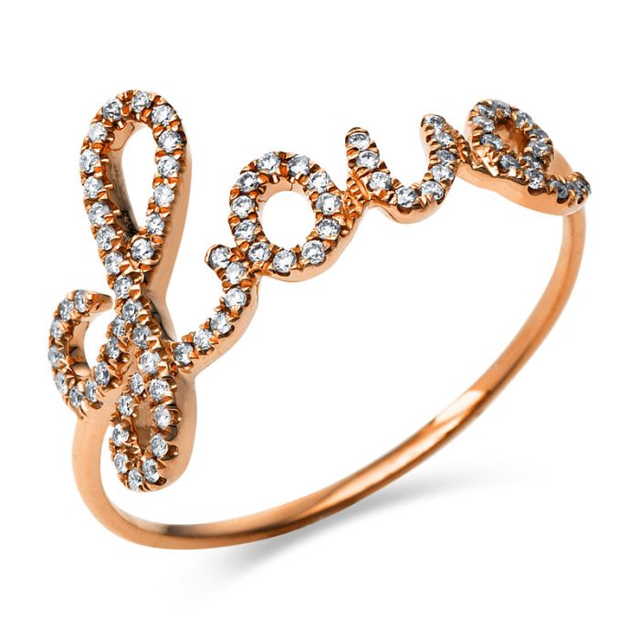 Ring 18 kt RG "Love"