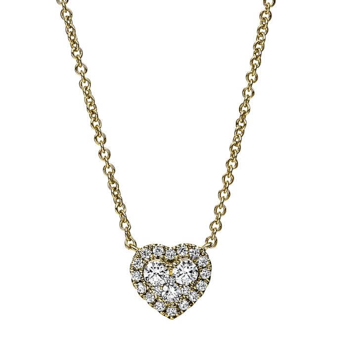 Collier 14 kt GG Herz