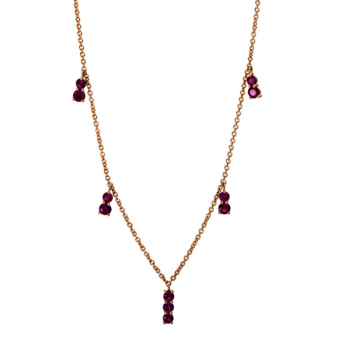 Collier 18 kt RG