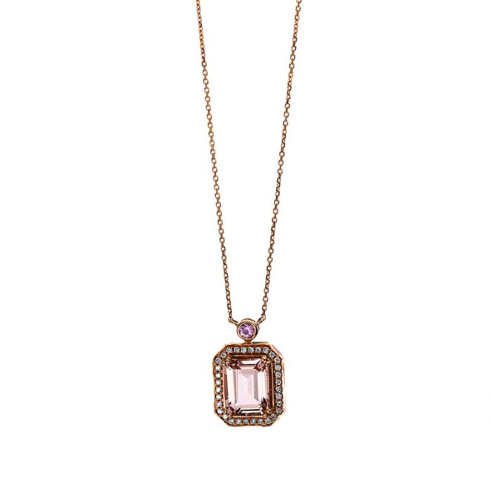 Collier 18 kt RG