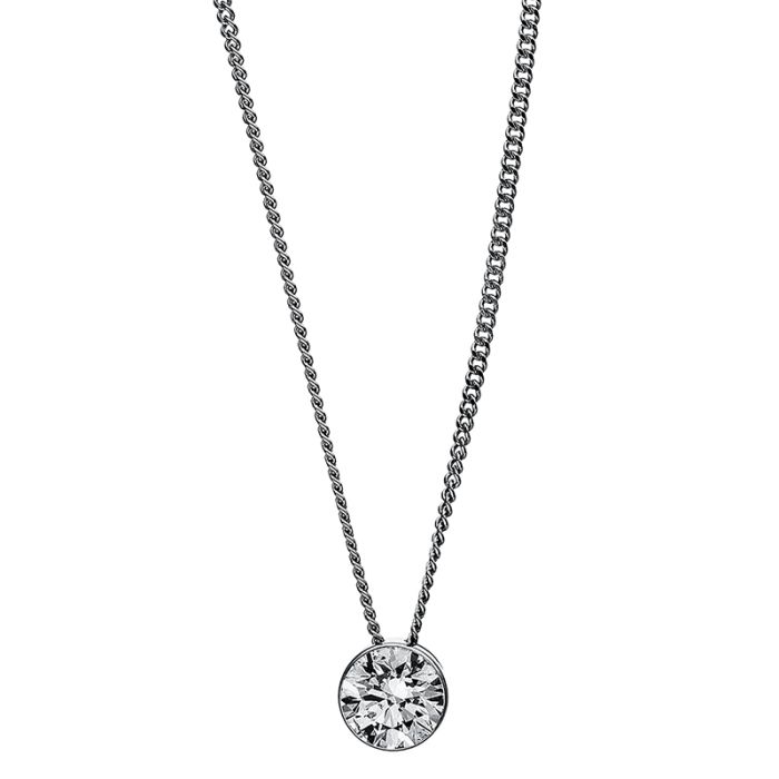 Collier Zarge 14 kt WG, GIA1419347208