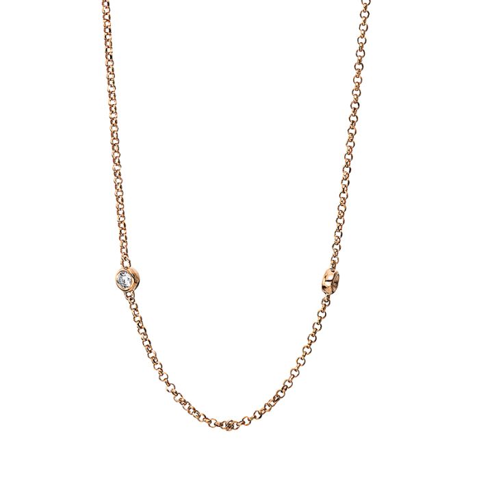 Collier 18 kt RG