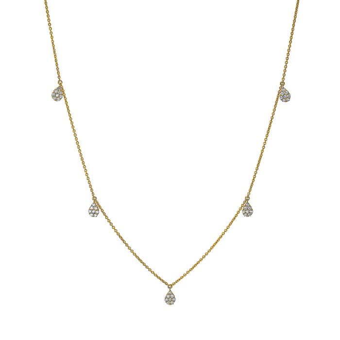 Collier 18 kt GG, mit ZÖ 42 cm