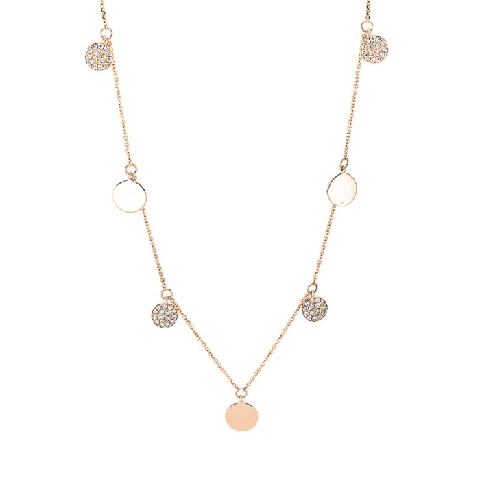 Collier 18 kt RG