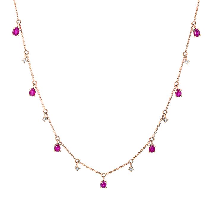 Collier 18 kt RG